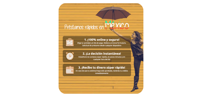 Captura de pantalla del sitio web HolaDinero.