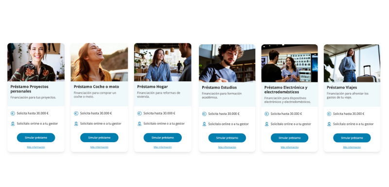 Préstamos personales CaixaBank.